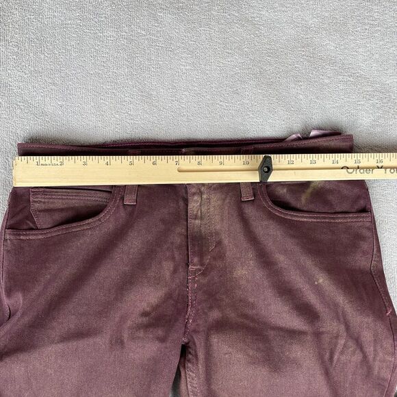 Levi's Legging Jeans Women’s 31 Purple Gold Glitter Mid-Rise Zip Closure - Picture 14 of 16